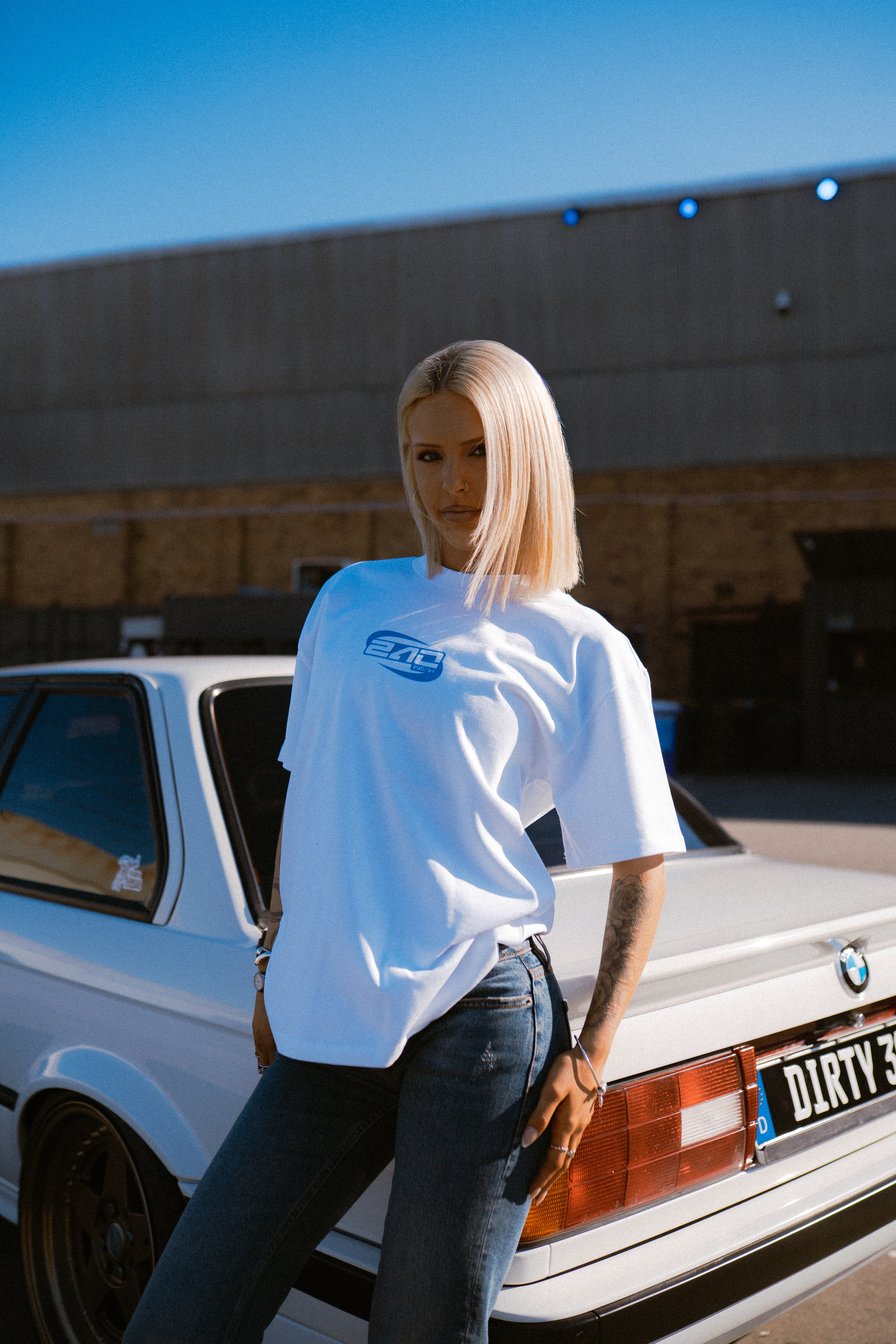 240 Staple Tee White