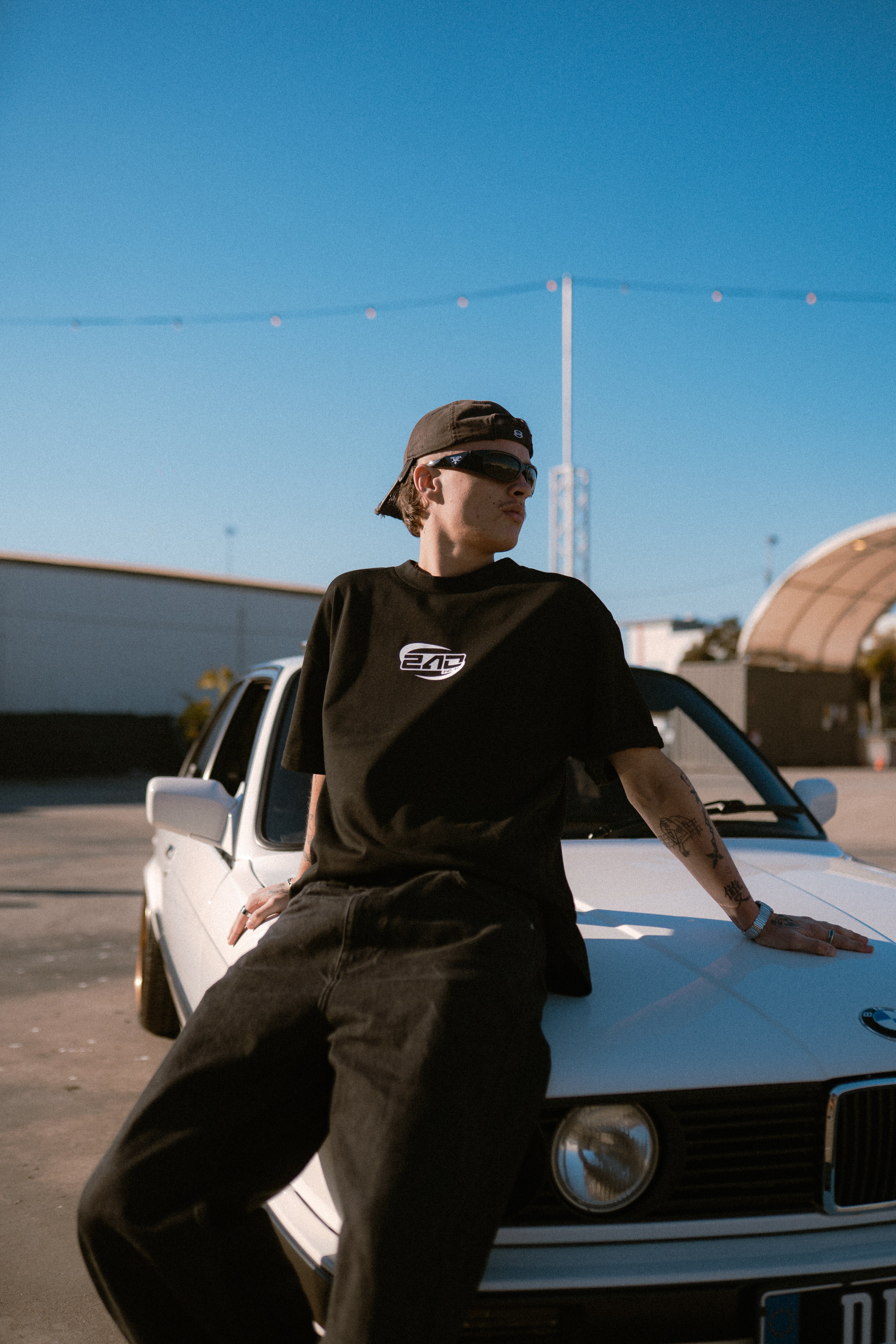 240 Staple Tee Black
